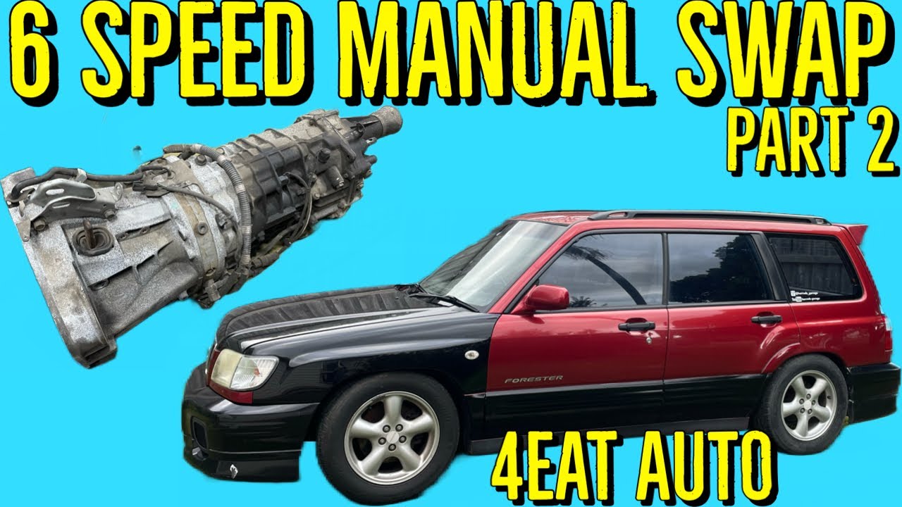 Subaru 6 speed swap | Gearbox and Diff removal | Built Subaru SF5 Forester
