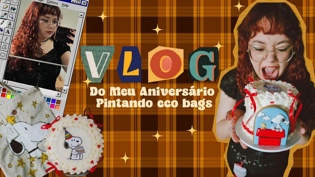 Vlog de Aniversário 🎂✨ | café, pintando eco bag & um dia especial 🤍