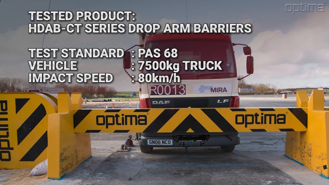 HDAB CT CRASH TESTED HYDRAULIC DROP ARM BARRIER