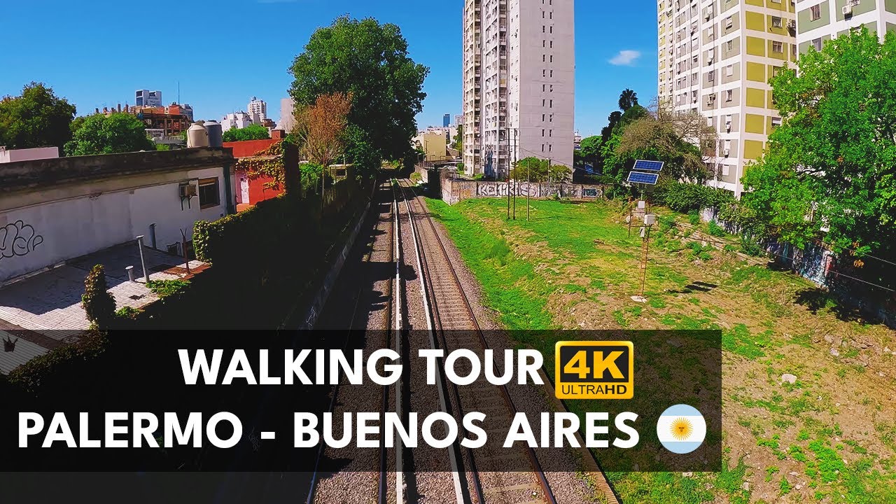 🇦🇷 Palermo in Buenos Aires, Argentina - Walking Tour [4k] (city sounds) #walkthrough #argentina