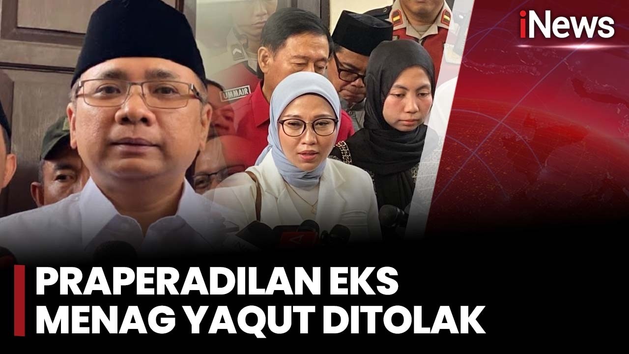 Hakim Tunggal Tolak Praperadilan Yaqut, Kuasa Hukum Mengaku Kecewa | iNews Siang 11/3