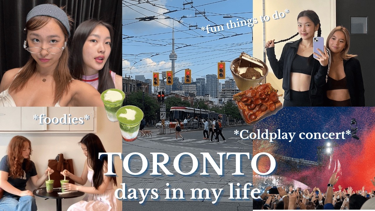 Toronto summer vlog 🌞 Coldplay concert, Kensington, The Well, K-Town
