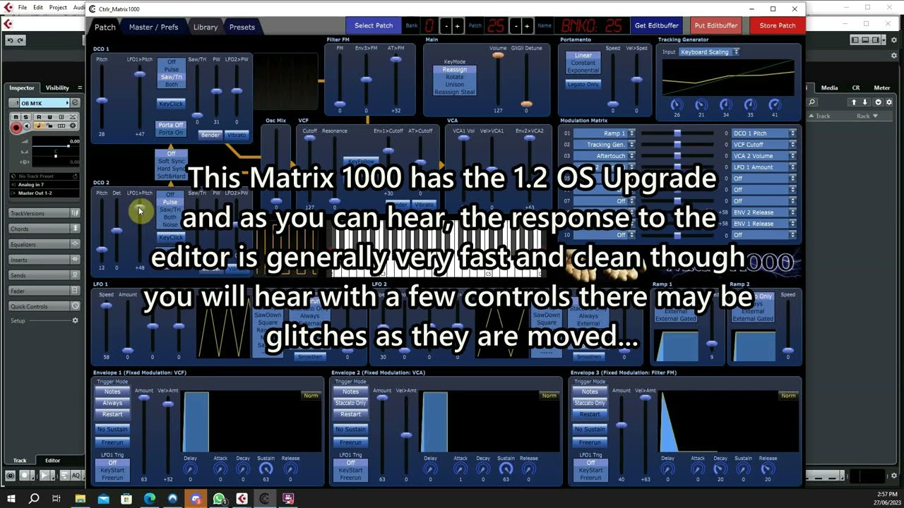 Oberheim Matrix 1000 & Ctrlr