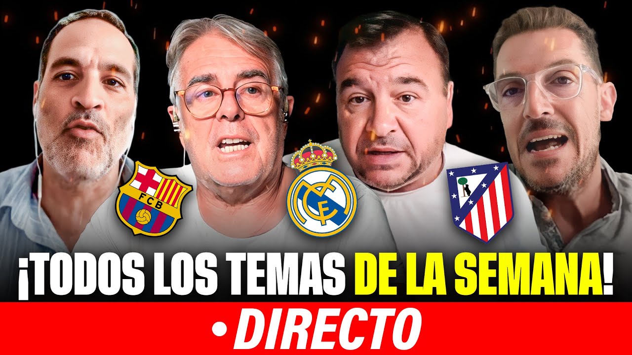 🔴&iquest;SE FIRM&Oacute; LA PAZ EN EL REAL MADRID? &iquest;CRISIS EN BARCELONA? EL ATLETI MANTIENE EL RITMO