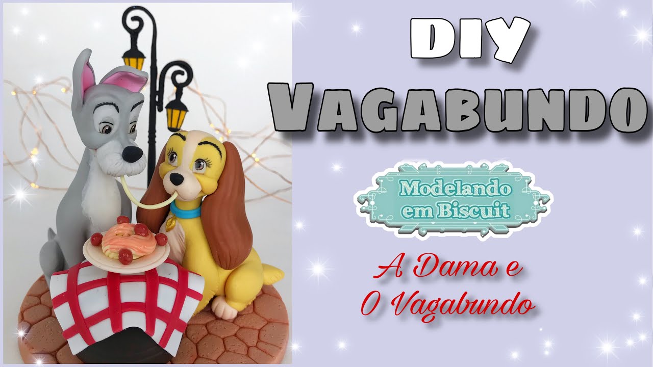DIY | Vagabundo de biscuit | A Dama e o Vagabundo | Almir Nascimento