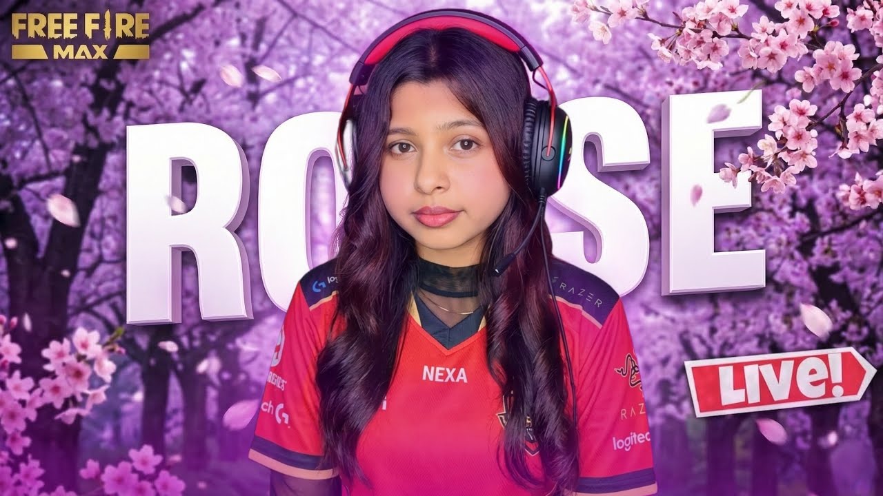 FREE FIRE LIVE 🔴 LONE WOLF CHALLENGE 🔥 | ROSE is LIVE 😱 #freefirelive #fflive #shortslive
