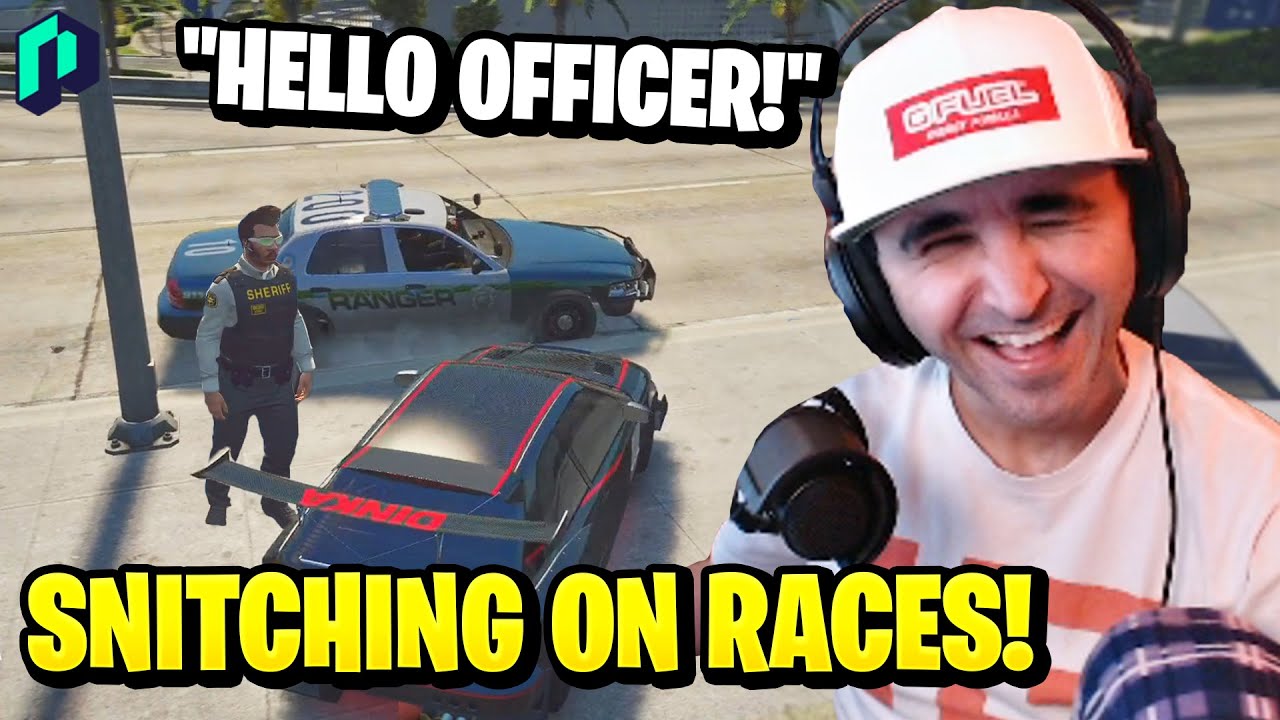 Summit1g CALLS the Cops to a RACE & Reacts to RP Clips! | GTA 5 NoPixel RP