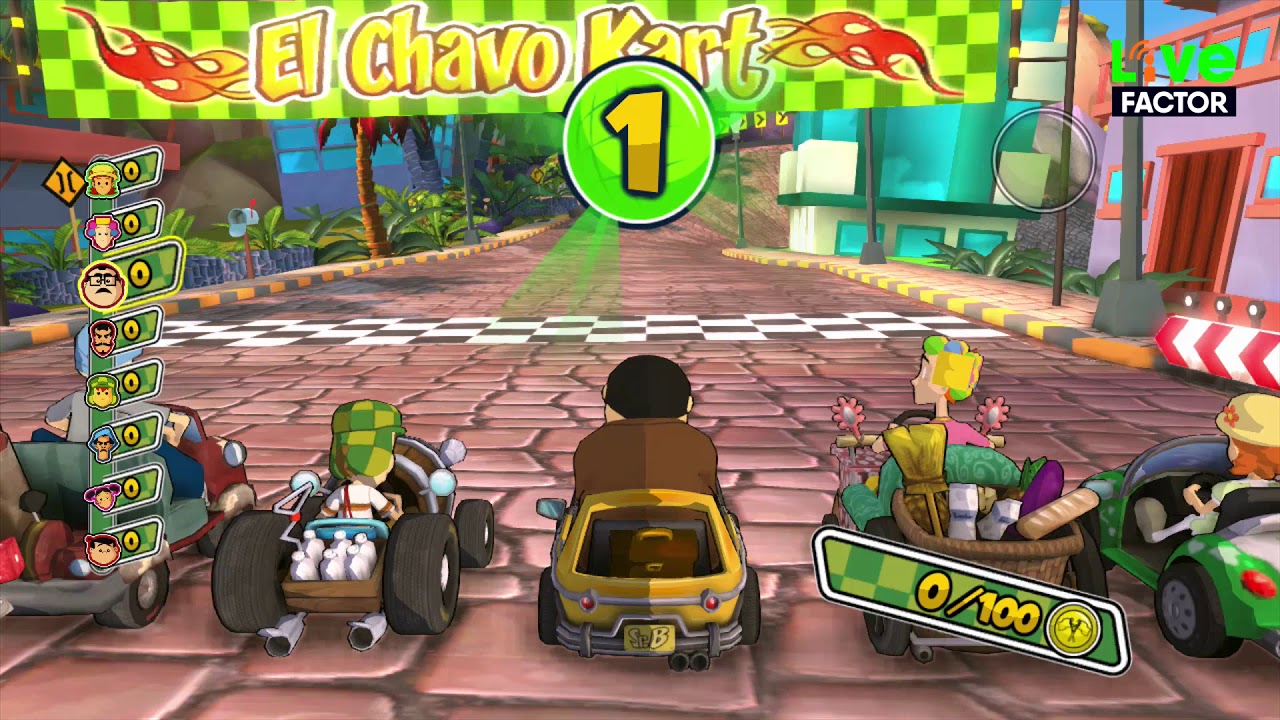 Gameplay - Sr. Barriga corriendo en la Copa Don Ramón - El Chavo Kart - #Gameplay