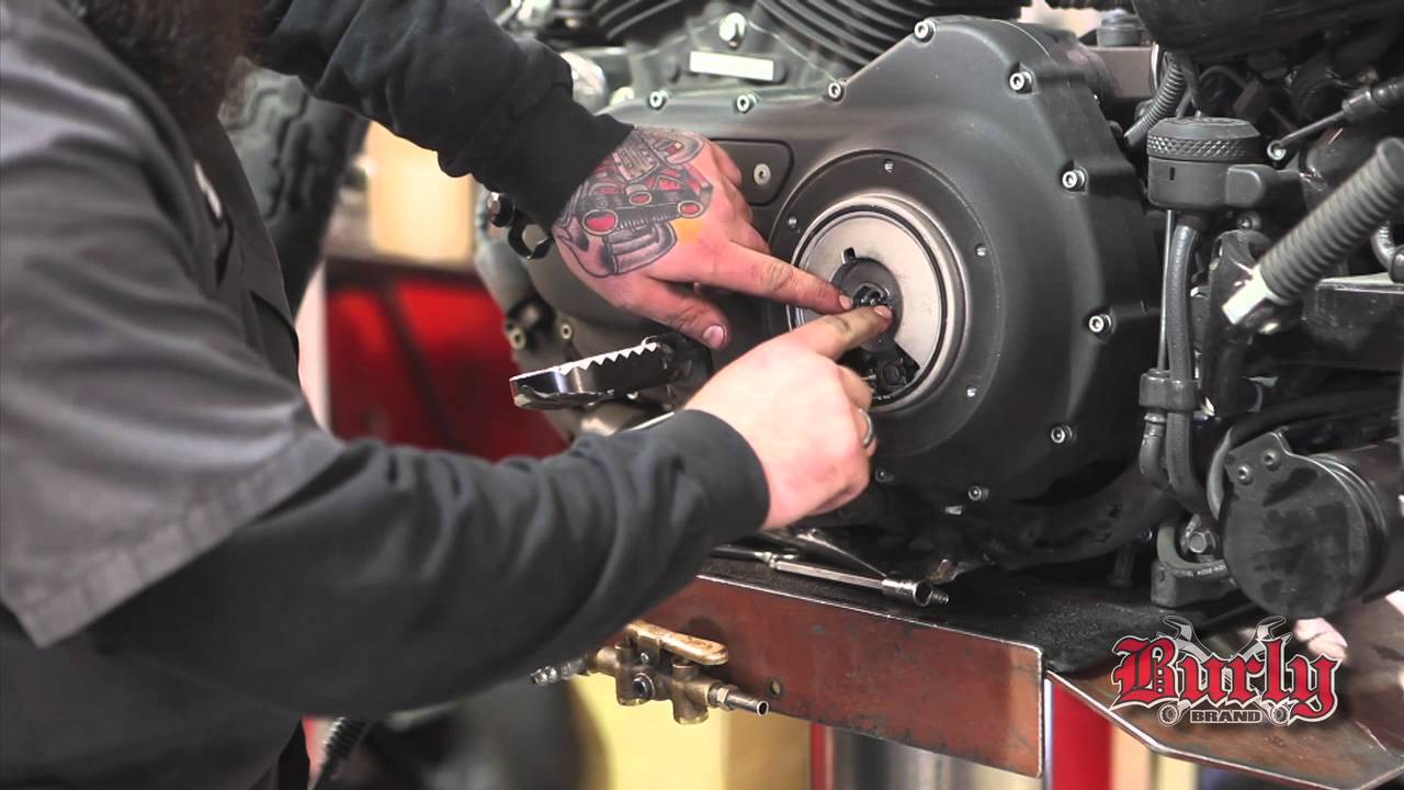 Burly Brand Narrow Bottom Apehanger and cable kit install