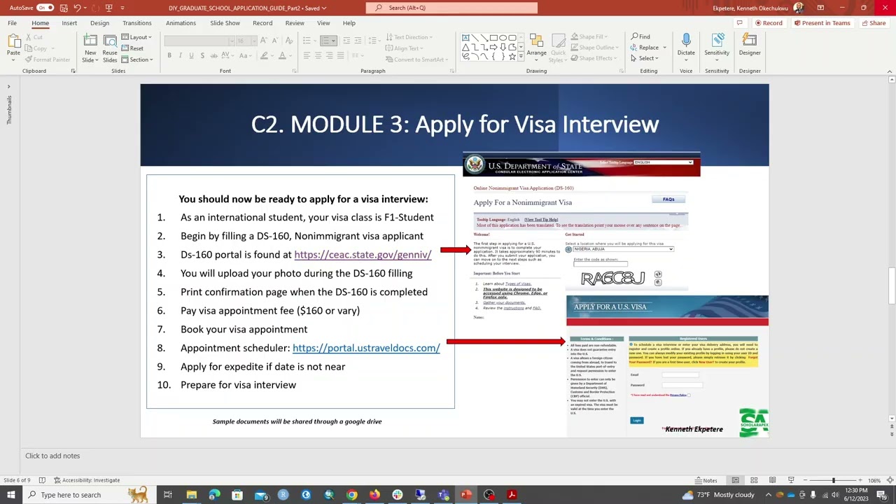 Chapter 2 (Part 3): Apply for the Student visa and Tips