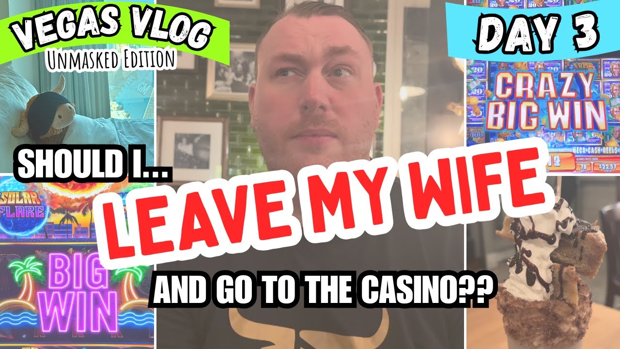 Las Vegas Vlog Day 3 | GOING SOLO & WIN with your CHIN | LUCKY $50s? Mandalay Bay Casino Slot Wins
