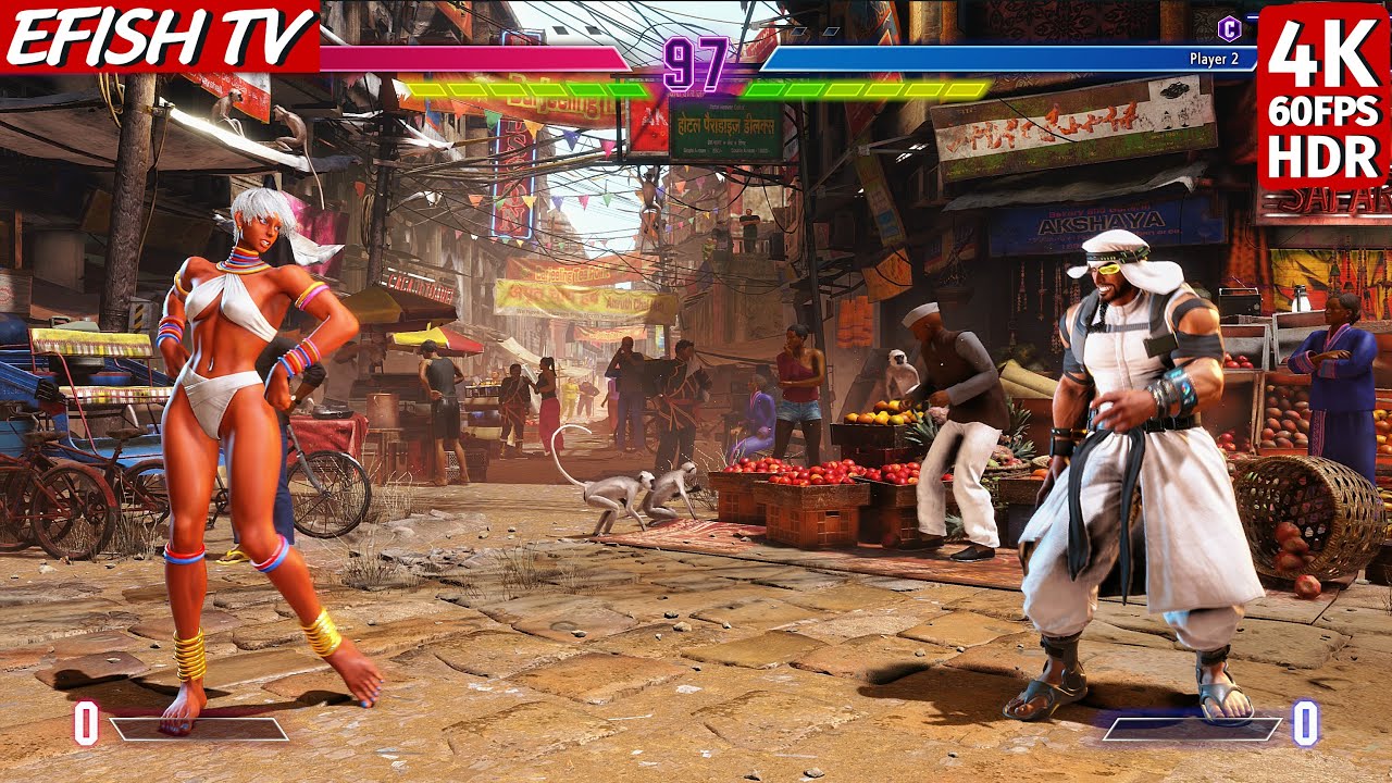 Elena vs Rashid (Hardest AI) - Street Fighter 6