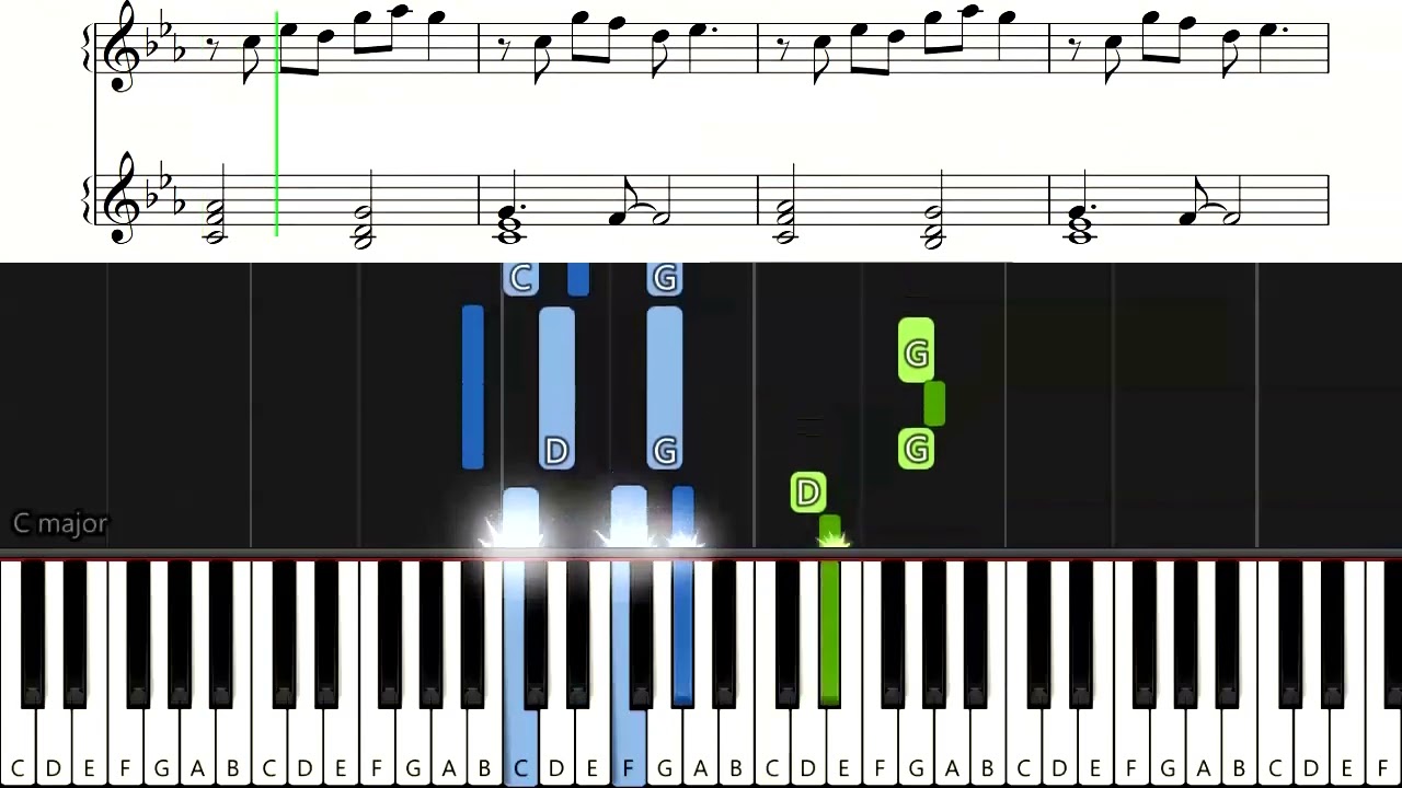 Kolekcja setek masek - Sentino | piano riff | piano tutorial by Paul Raksa