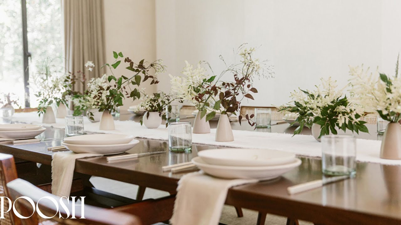 Kourtney Kardashian & Jenni Kayne Set a Table | POOSH