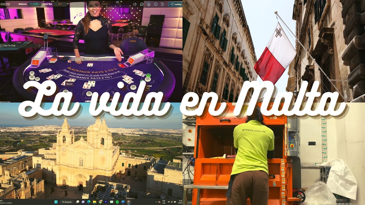 CÓMO ES EL TRABAJO EN MALTA | Vlog  un día con Daniel y Daniela en MALTA