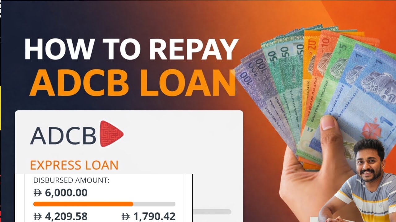 How to repay ADCB LOAN... How to repay the loan... #uae #money #bank