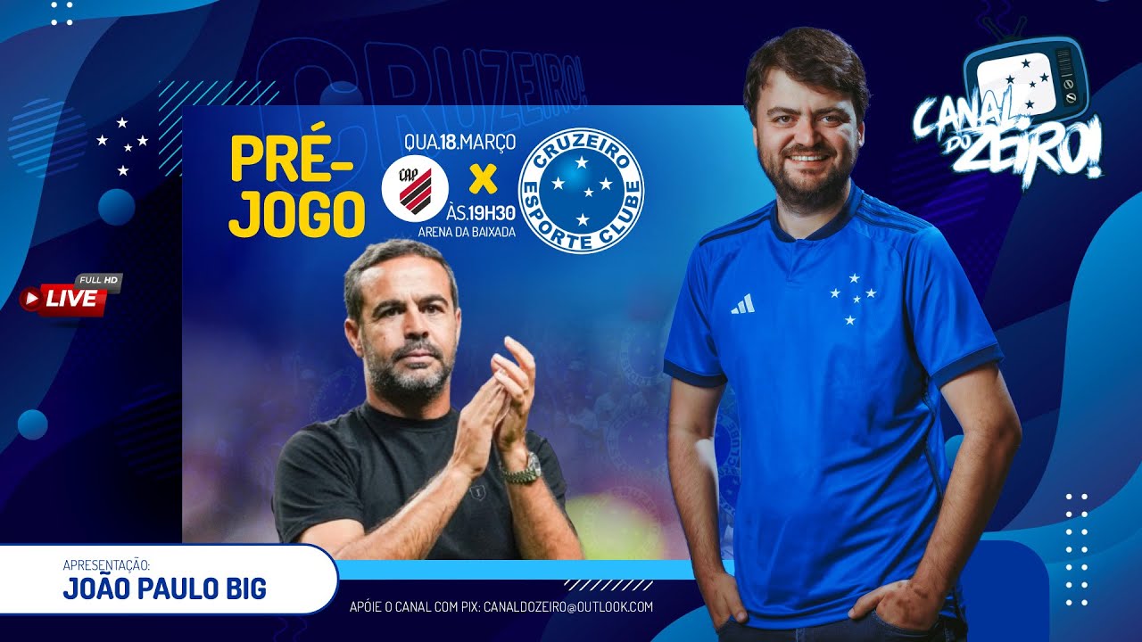 🔴LIVE | PRÉ JOGO | CRUZEIRO X ATHLETICO