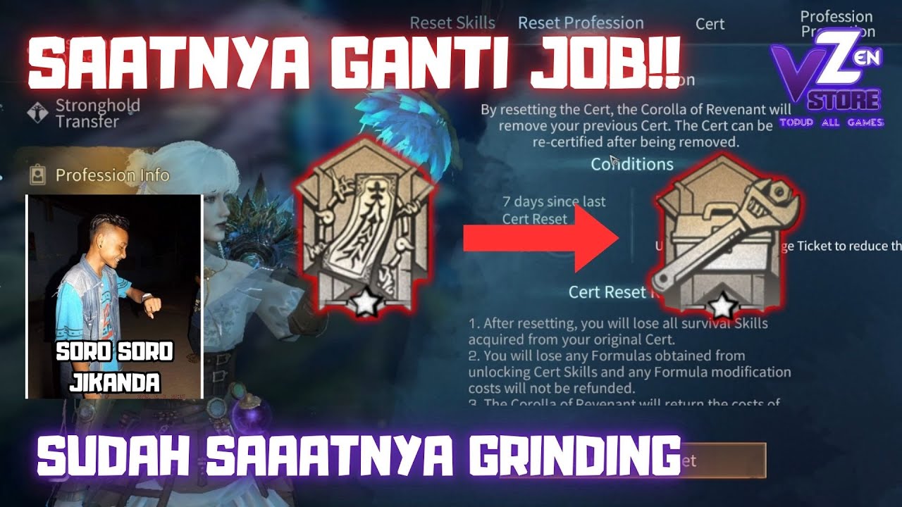 GANTI KE JOB CRAFT PENGEN NABUNG | LIFEAFTER | VZENSTORE