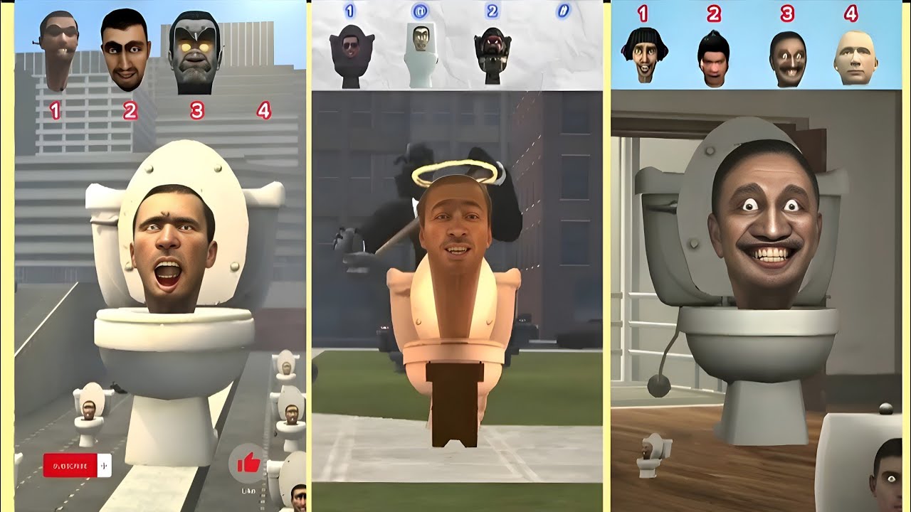 Find right voise SKIBIDI TOILET98