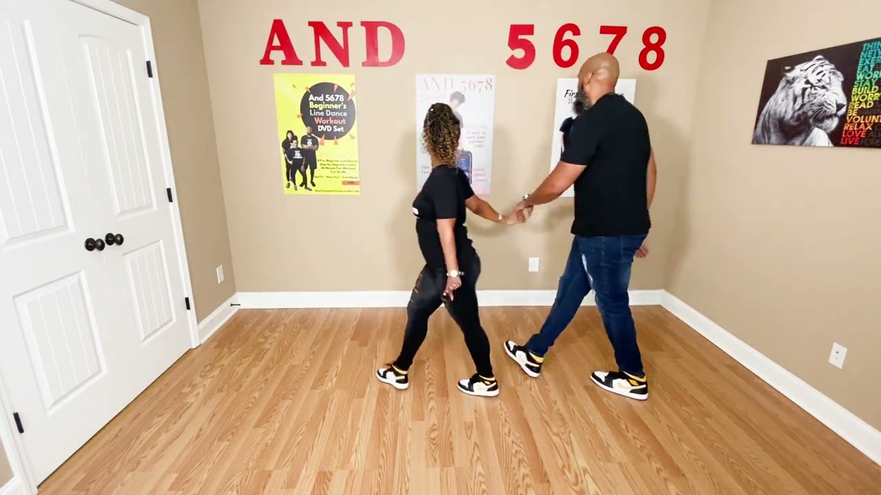 First I tried it with the kids....next, it's hubby's turn!  Come Dance with Me (Tamia Line Dance)