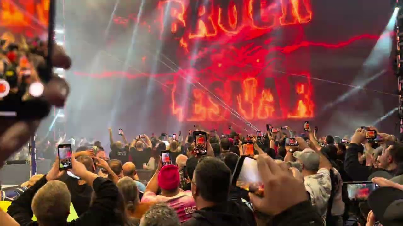 Brock Lesnar Entrance Elimination Chamber 2023