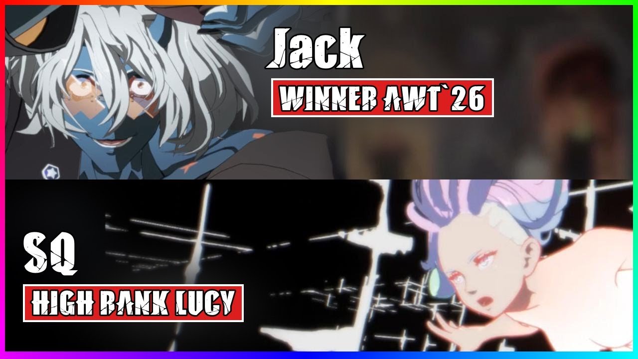 GGST High Level Gameplay | TOP HAPPY CHAOS (Jack) vs LUCY (SQ)