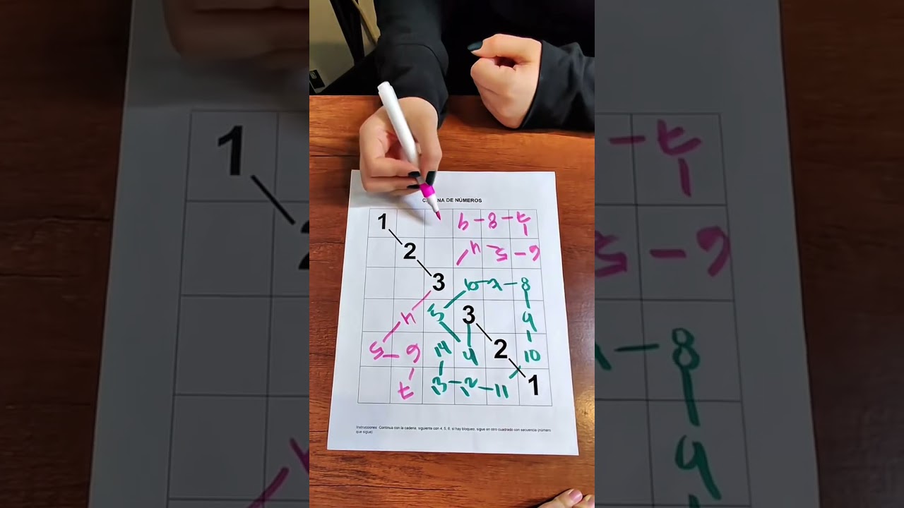 Jugamos cadena de n&uacute;meros #juego #shortvideo