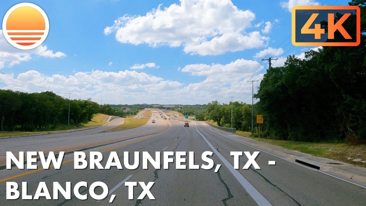 New Braunfels, Texas to Blanco, Texas! Drive with me on a Texas highway!