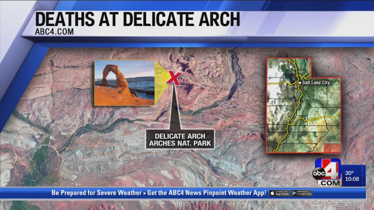 3 fallen, 2 dead at Delicate Arch in Arches National Park