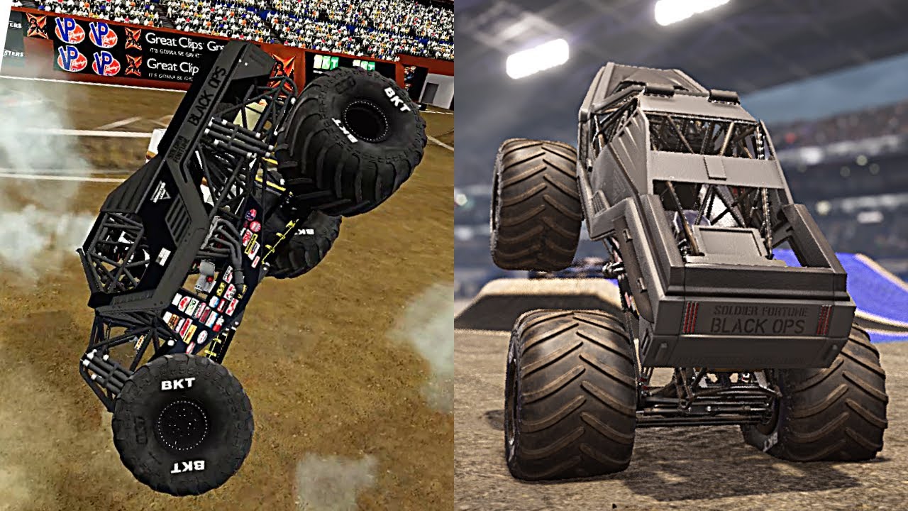 Soldier Fortune Black Ops Monster Truck BEST Freestyle Moments | Monster Jam 2023 Freestyle
