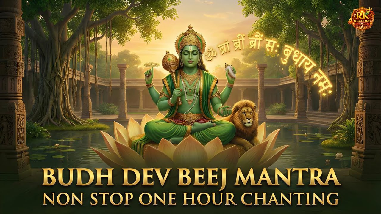 Budh Dev Beej Mantra Non Stop One Hour Chanting | Mind Relaxing Music | Inner Peaceful Chanting