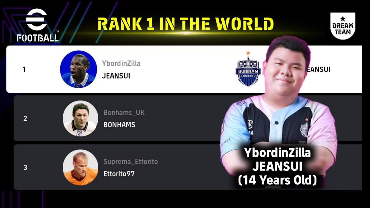 eFootball™ 2024 | YBORDINZILLA (JEANSUI) ROAD TO RANK 1 EFOOTBALL LEAGUE GLOBAL