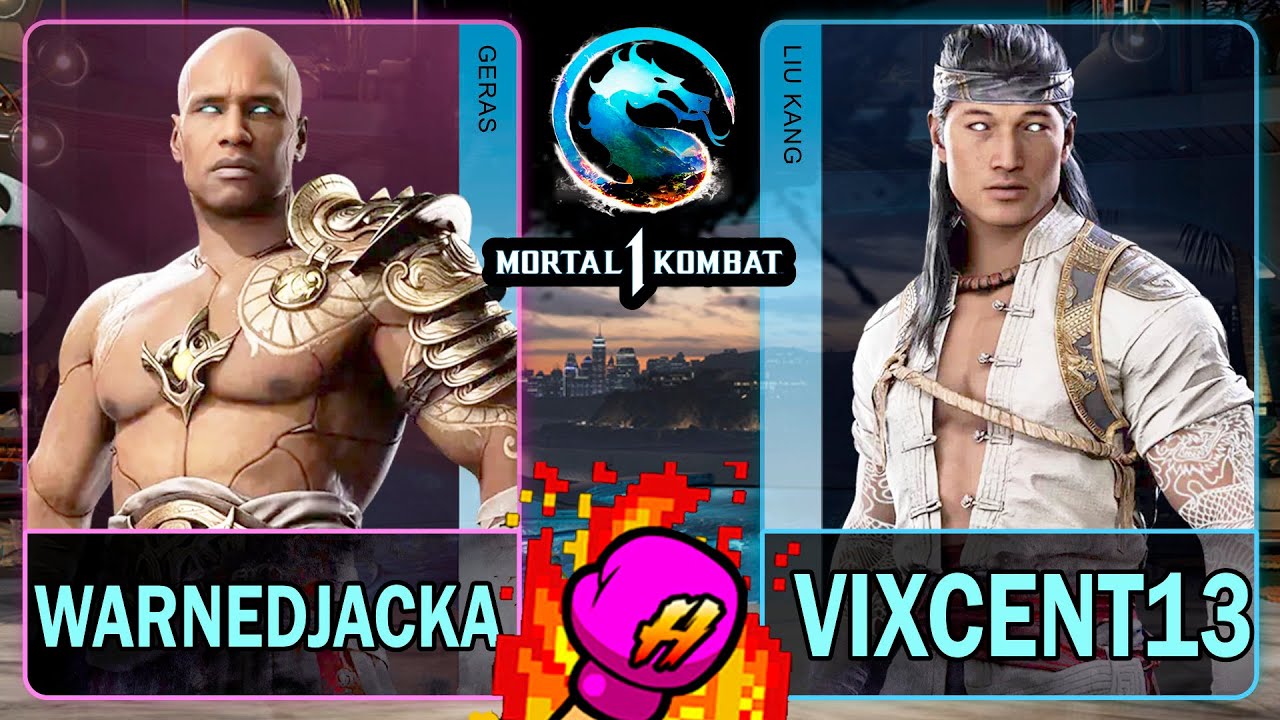 MK1 Warnedjacka (GERAS) VS Vixcent13 (LIU KANG)🥊Mortal Kombat 1🥊4K 60ᶠᵖˢ