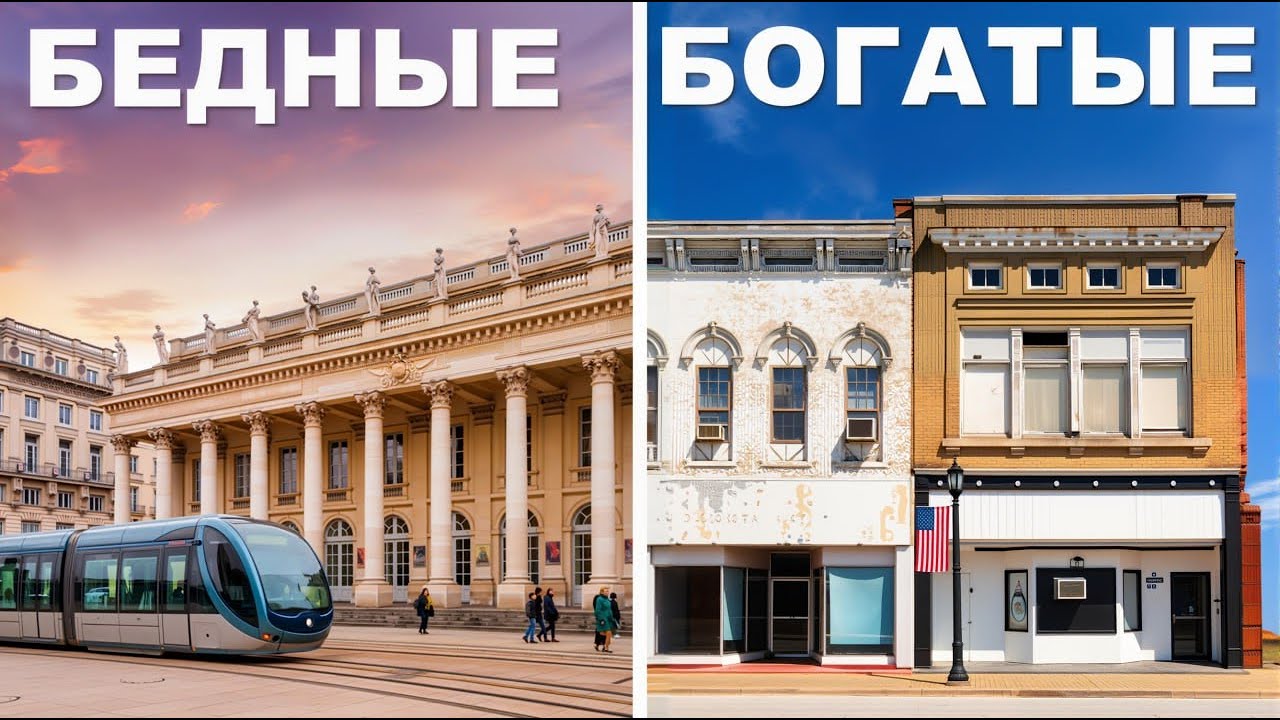 Почему высокий ВВП не делает страну богатой? (на примере США и Европы)