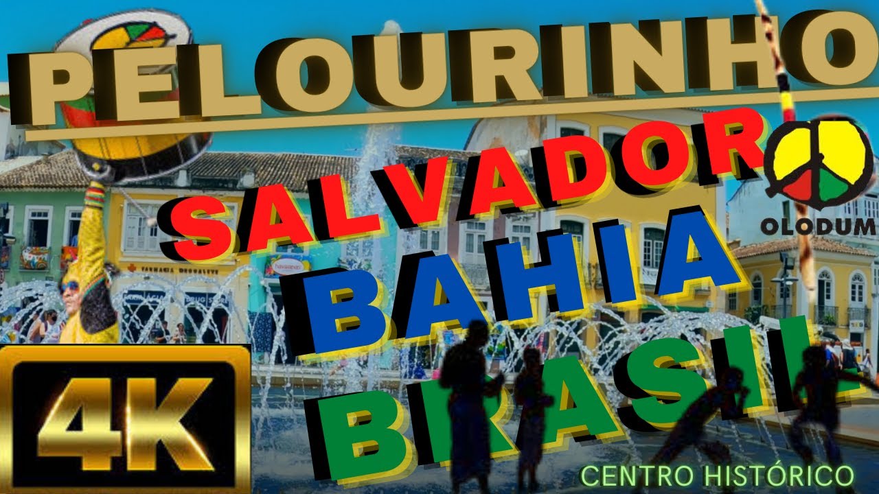 ⁴ᴷ⁶⁰ Walking Salvador.. Pelourinho Salvador Bahia Brazil.(05 Outubro,2021)