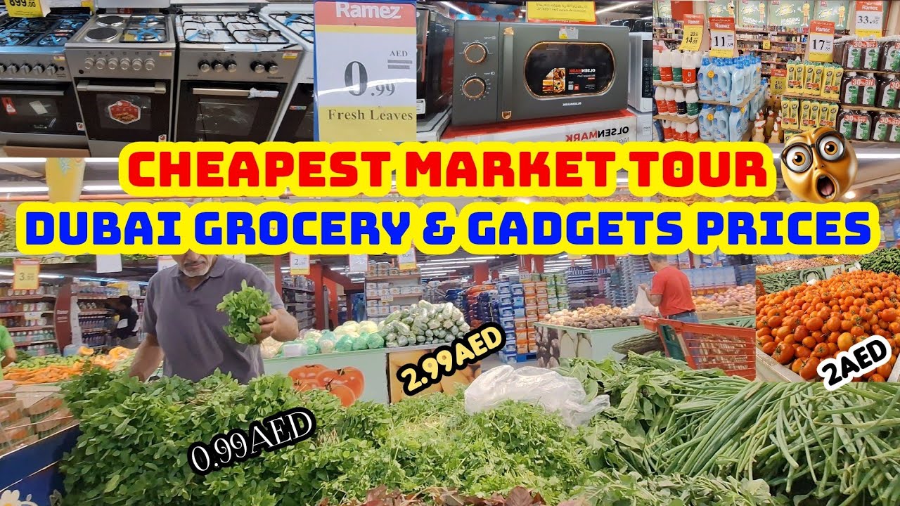 Cheapest Grocery To Gadgets Market Tour Dubai UAE | Affordable Store Shopping 🛒 UAE Grocery Prices💰