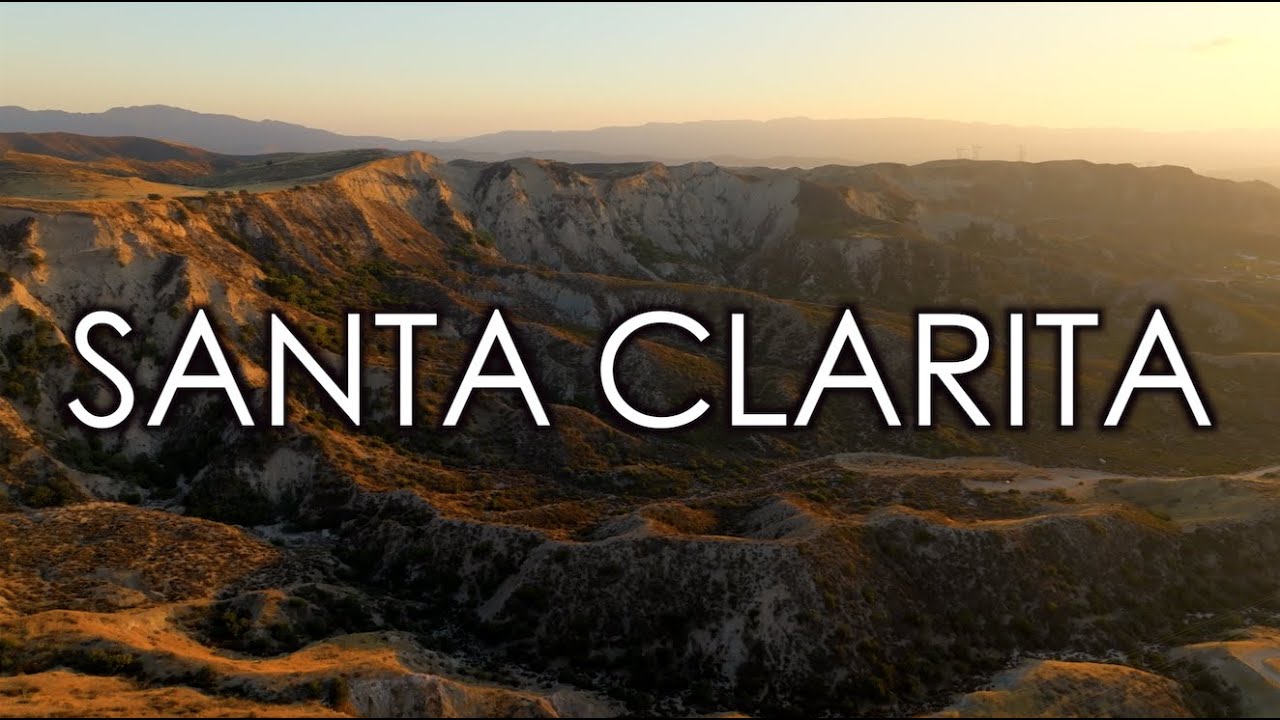 Drone Tour of Santa Clarita, California | 4K Drone Footage (Six Flags Magic Mountain, Newhall)
