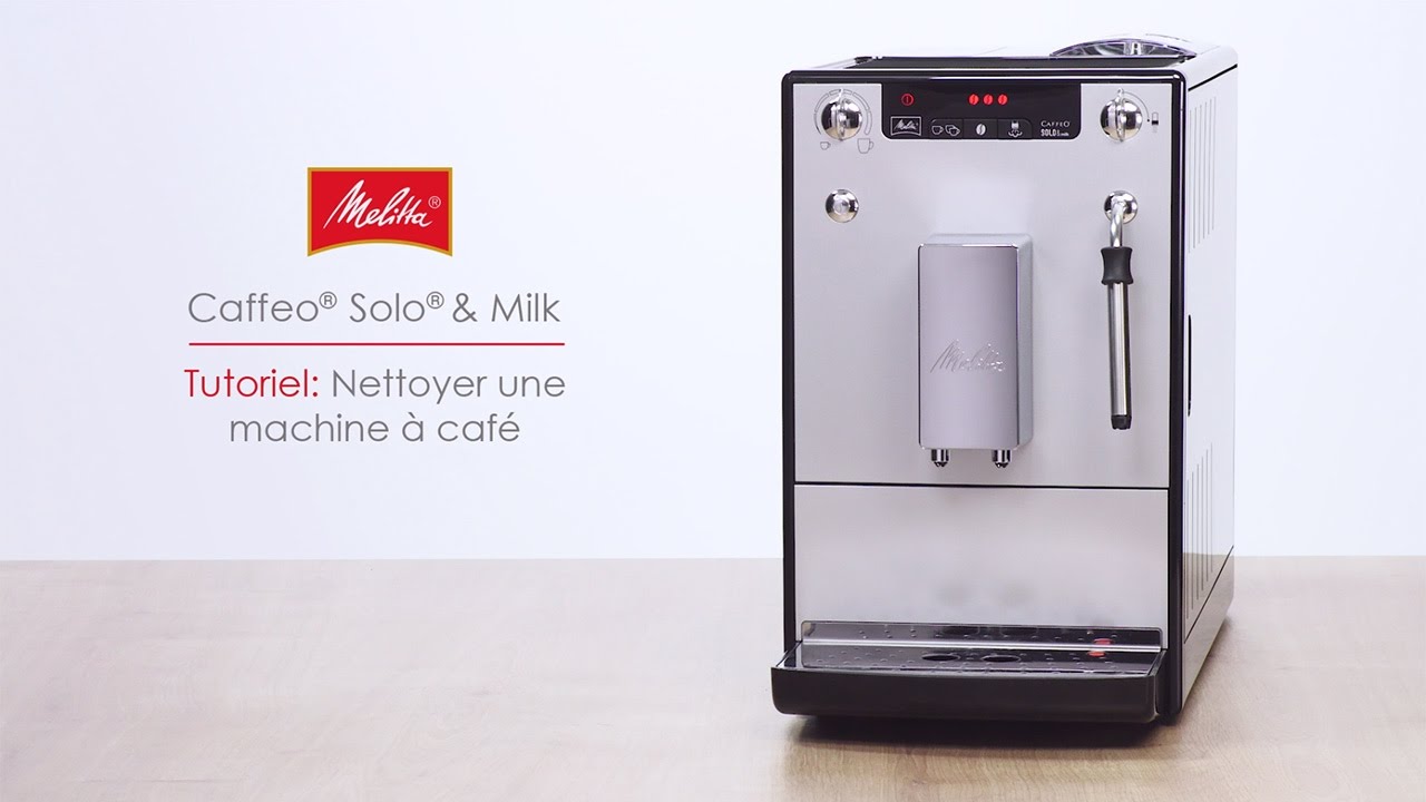 Solo®  & Milk - Tutoriel: Nettoyer une machine à café