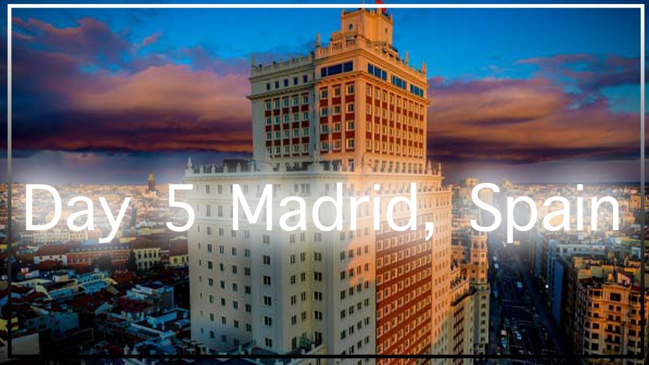 Day 5 in Madrid, Spain. El Rastro flea market, Bomb huevos estrallados, RIU rooftop, and more!