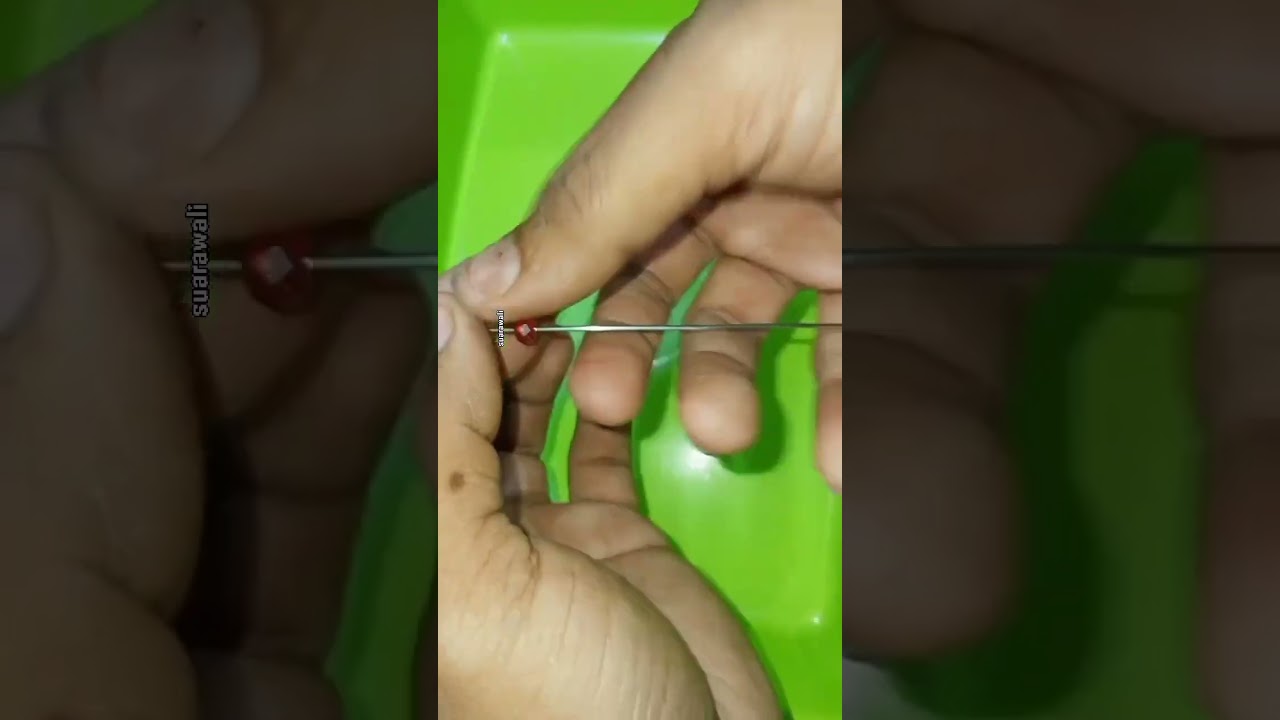 How to made propeller lure fishing from cable clip 