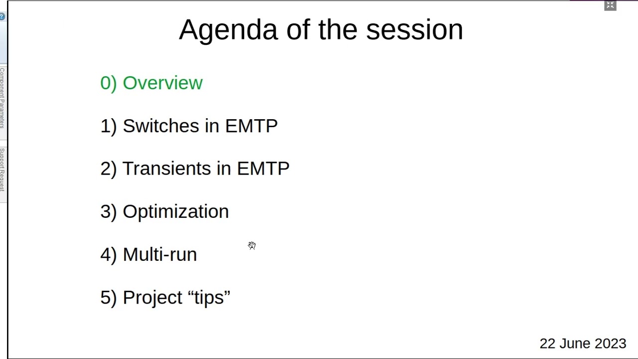PSCAD session 01:  Some features in PSCAD (Santosh Singh, June 2023)
