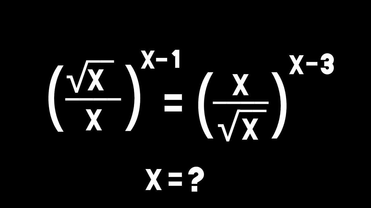 A Nice Algebra Problem | Find the value of x=?