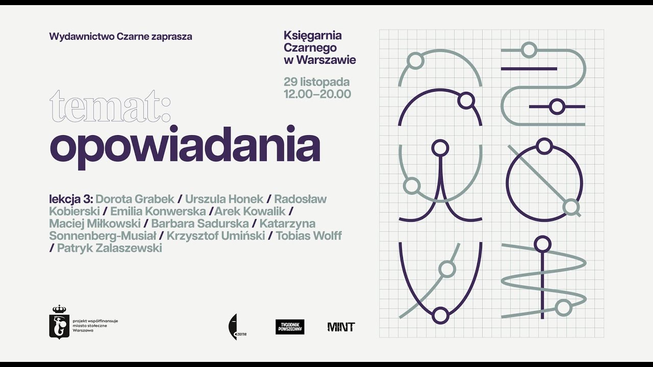 Temat Opowiadania. Rozmowa Olgi Wróbel z Barbarą Sadurską, Radosławem Kobierskim, Arkiem Kowalikiem.