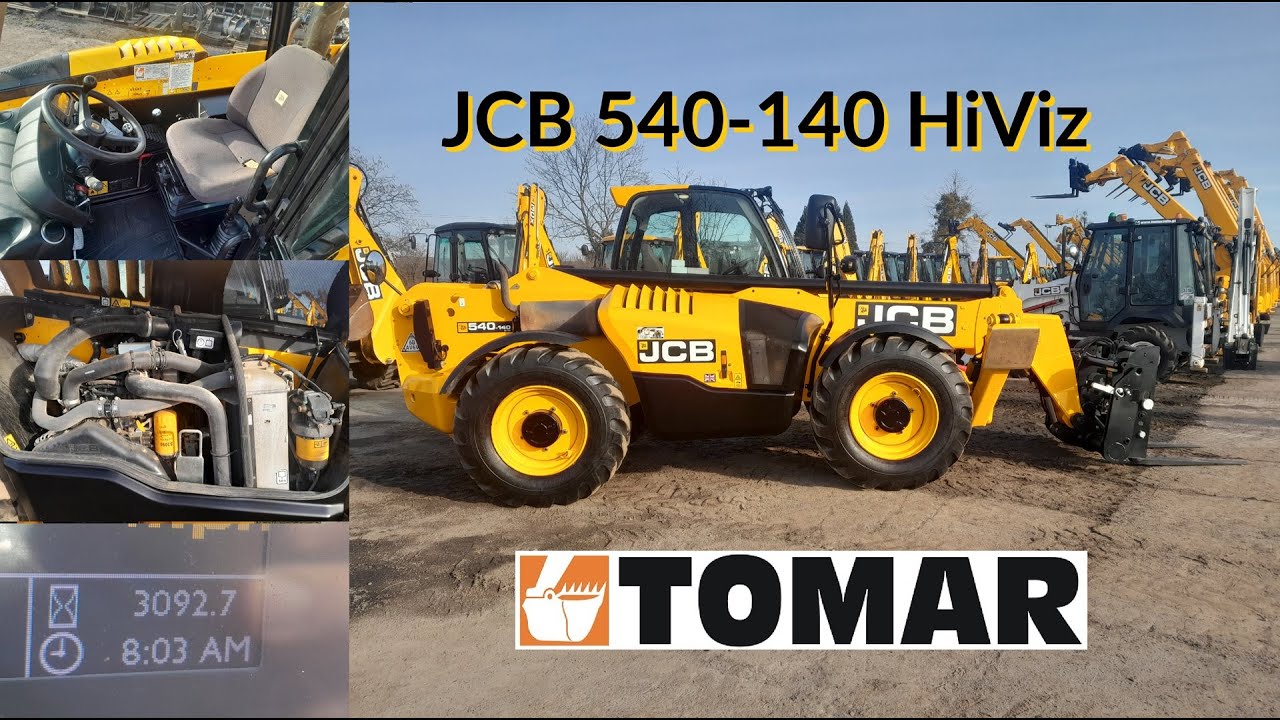 JCB 540 140 2019R SKU 5640 tel 0048 575 316 333 forklift telehandler ładowarka teleskopowa