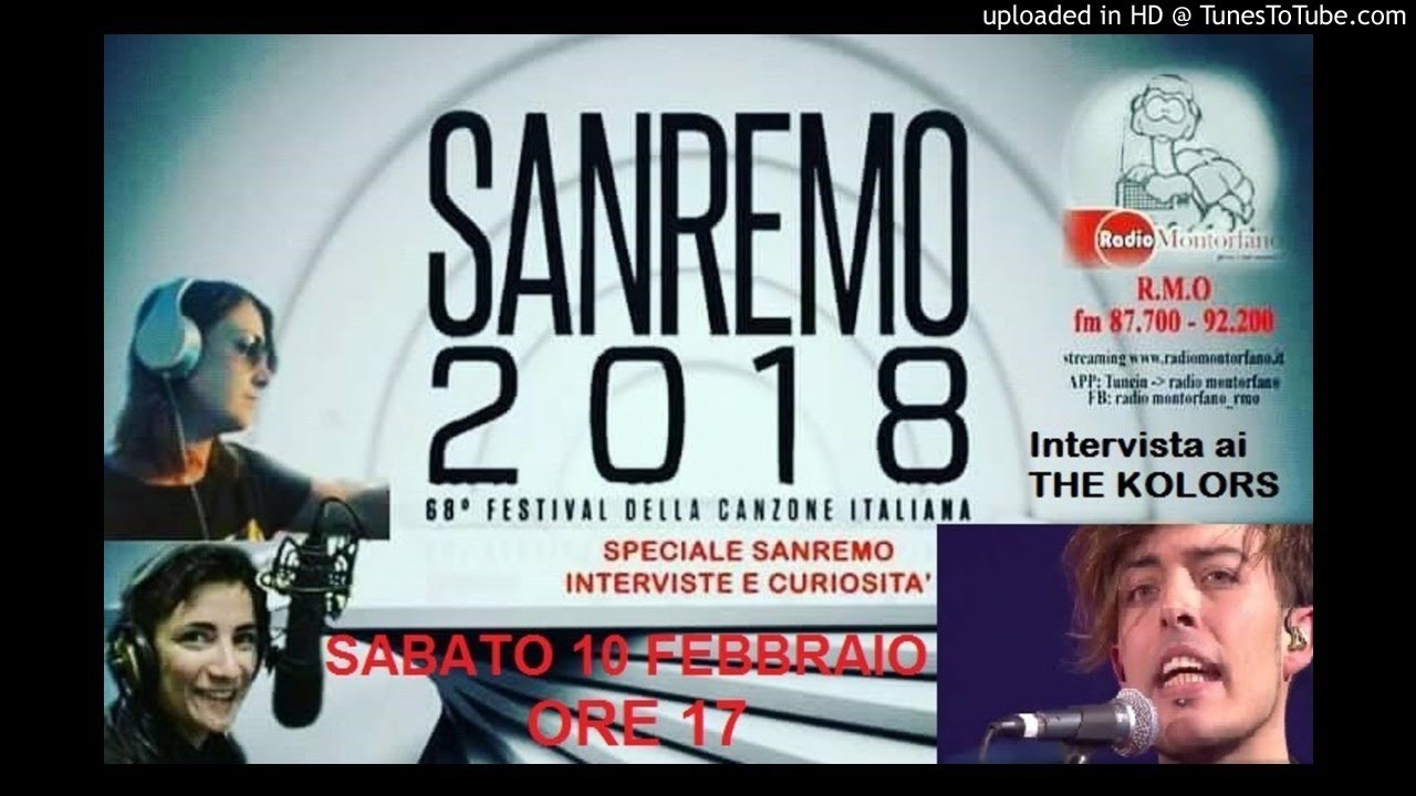SANREMO - INTERVISTA AI THE KOLORS