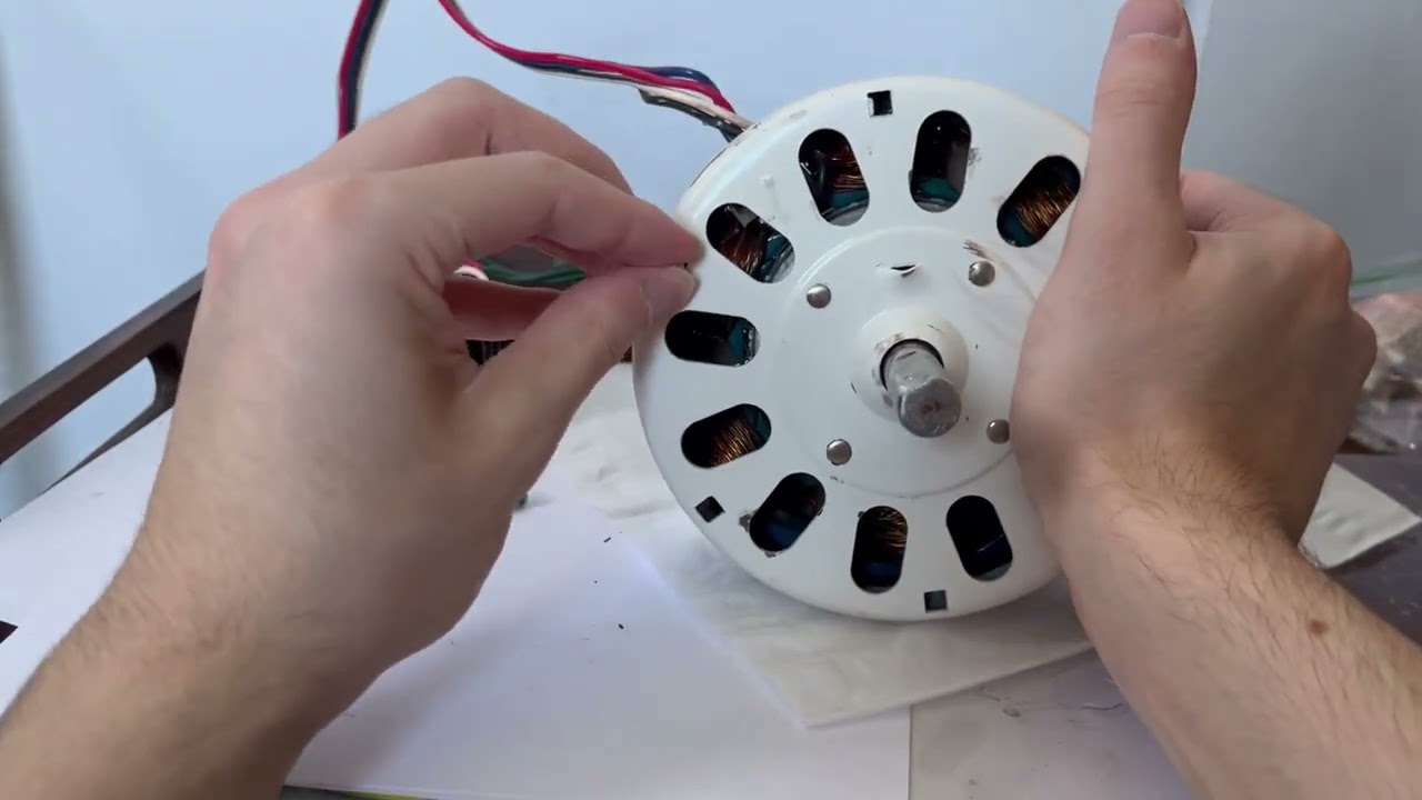 Cleaning and Testing the replacement Mcmillan motor