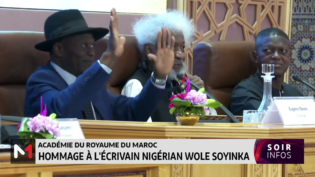 Académie du Royaume du Maroc: hommage à l´écrivain nigérien Wole Soyinka