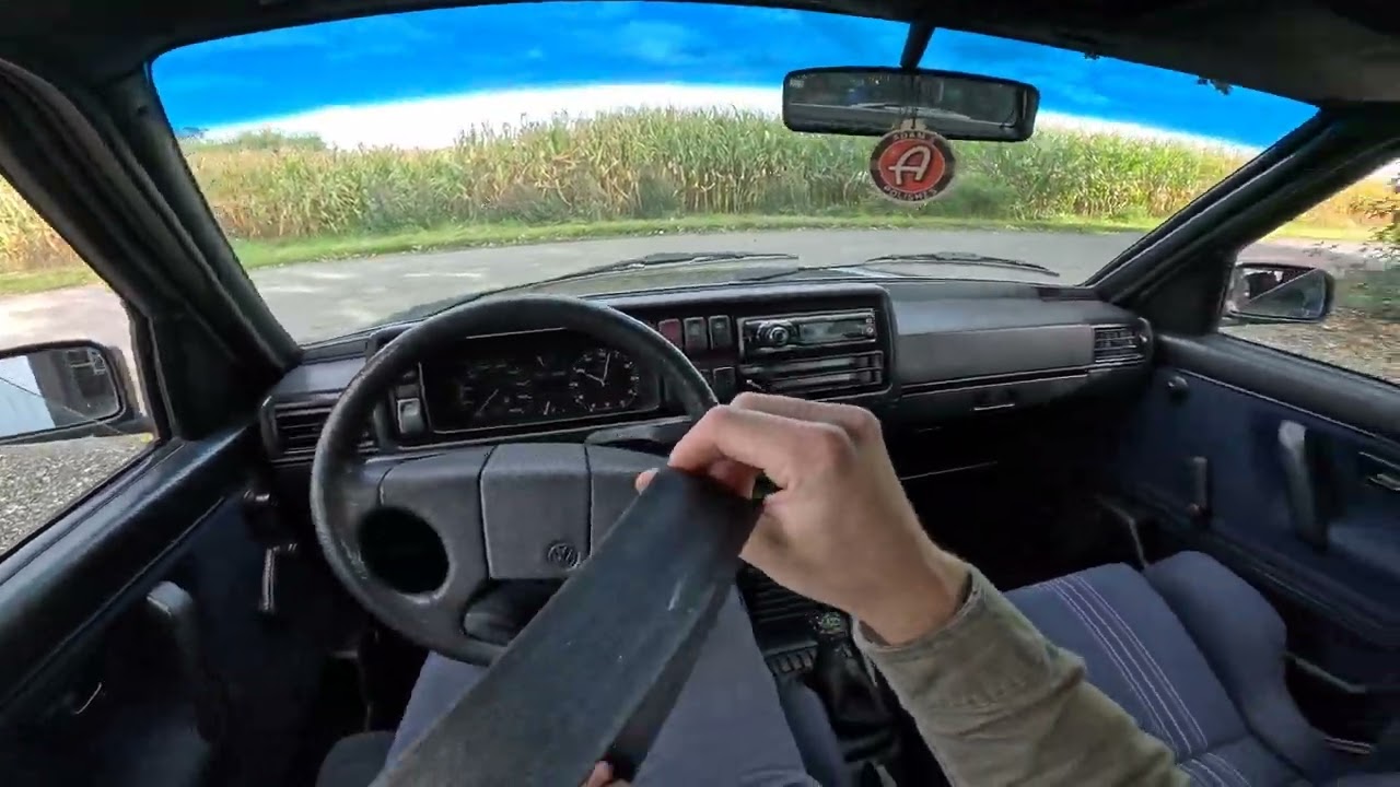 POV drive VW Golf MK2 | Weber dmlt 32/34 | G.A.S air suspention