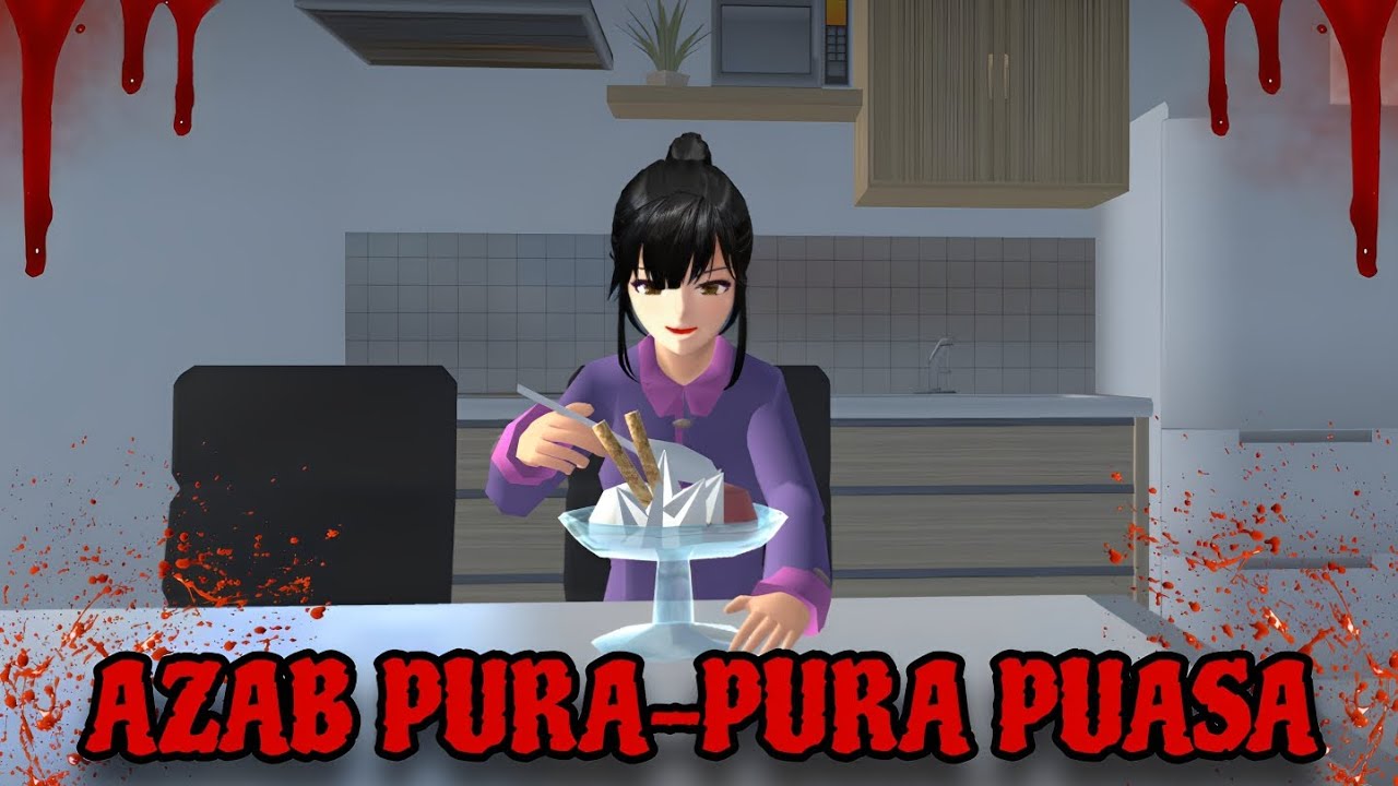 AZAB PURA-PURA PUASA || HORROR MOVIE SAKURA SCHOOL SIMULATOR