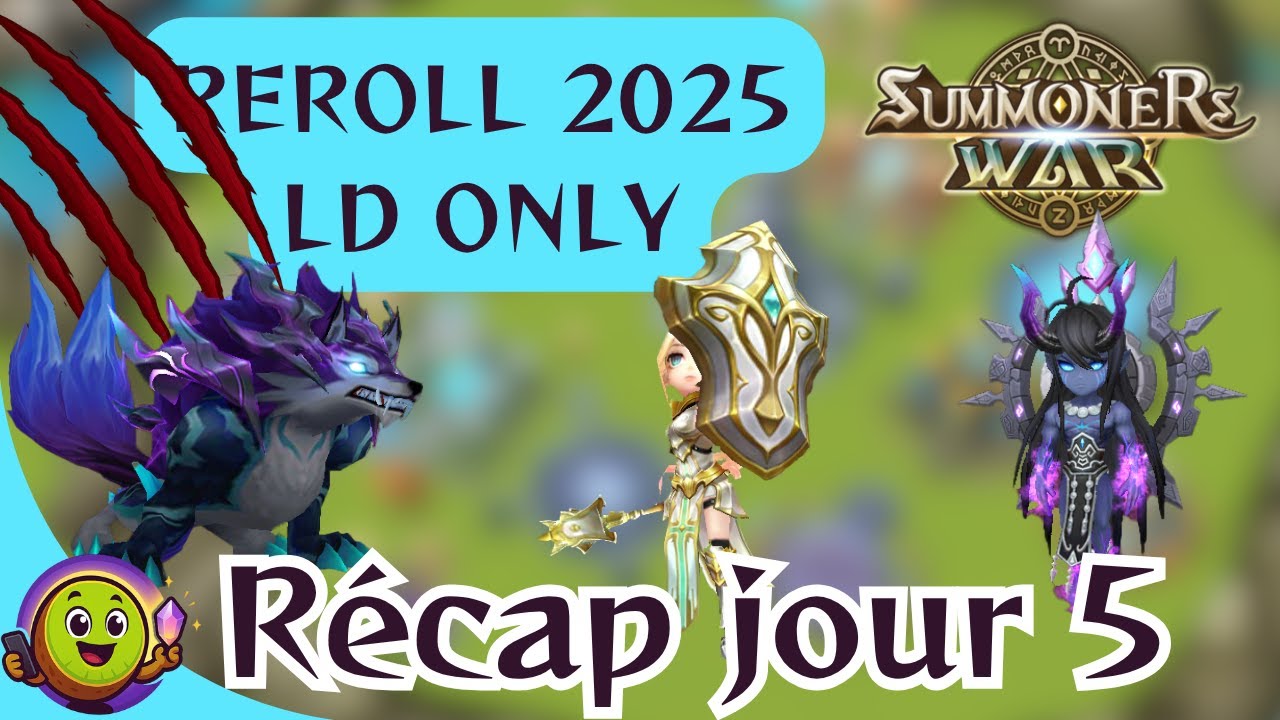Summoners War LD ONLY REROLL - Je débloque Veromos & Jeanne + Achat d’Eirgar
